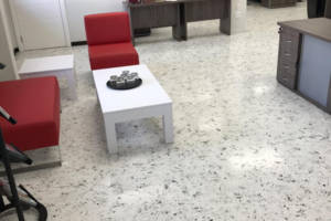 Reception area with DECORiTE screed finish