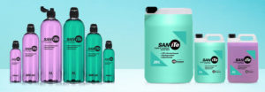 The SANiTe range of alcohol-based hand and surface sanitisers